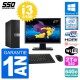 PC Dell 5050 SFF Ecran 27" Intel i3-6100 RAM 64Go SSD 2To HDMI Windows 10 Wifi