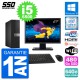 PC Dell 5050 SFF Ecran 27" Intel i5-6500 RAM 64Go SSD 480Go HDMI Windows 10 Wifi