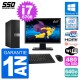 PC Dell 5050 SFF Ecran 22" Intel i7-6700 RAM 64Go SSD 480Go HDMI Windows 10 Wifi