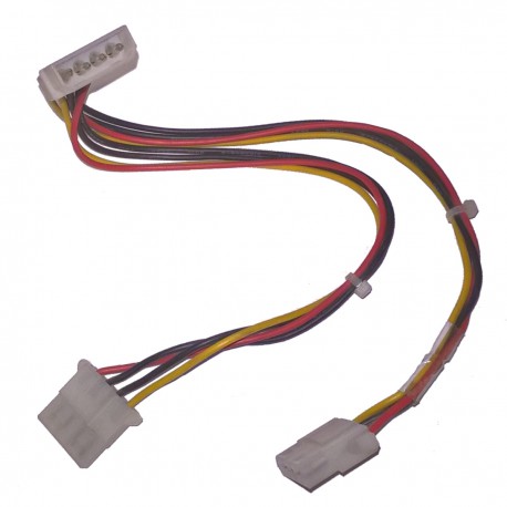 Câble Doubleur HP Compaq 296563-005 Molex Mâle 2x Molex Femelle Power Adapter