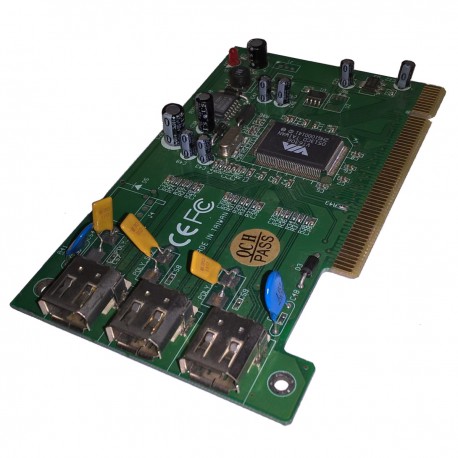 Carte PCI 3x Ports Firewire IEEE1394 1394VS VT6306 Sans Equerre