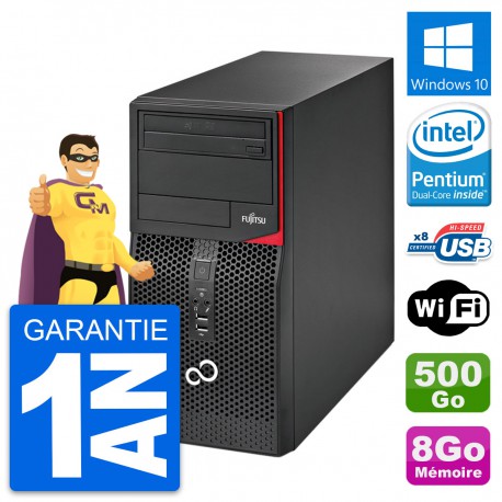 PC Tour Fujitsu Esprimo P520 Intel G3220 RAM 8Go Disque 500Go Windows 10 Wifi