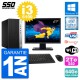 PC Tour HP ProDesk 600 G3 MT Ecran 27" i3-6100 RAM 64Go SSD 2To Windows 10 Wifi