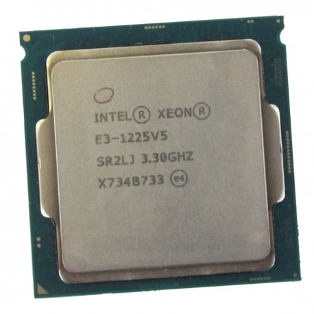 Processeur CPU Intel Xeon E3-1225 V5 SR2LJ 3.30Ghz LGA1151 H4 Quad Core