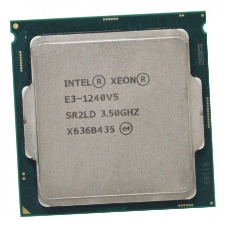 Processeur CPU Intel Xeon E3-1240 V5 SR2LD 3.50Ghz LGA1151 H4 Quad Core