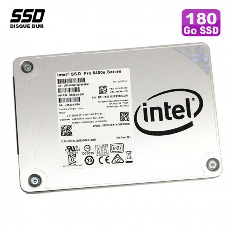 SSD 180Go 2.5" Intel Pro 5400s Series SSDSC2KF180H6L SSD0H55435 00XK721 SATA III