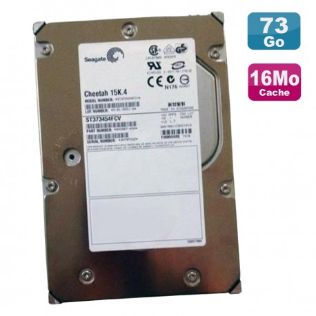 Disque Dur 74Go SAS Seagate 15K.4 ST373454FCV 9X5007-130 D814 118032507-A01 16Mo