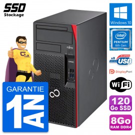 PC Tour Fujitsu Esprimo P557 MT Pentium G4400 RAM 8Go SSD 120Go Windows 10 Wifi