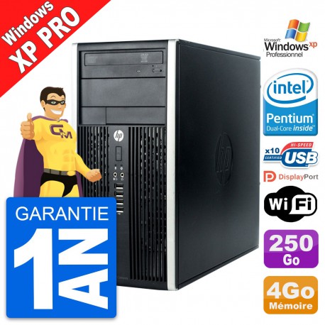 PC Tour HP Compaq Pro 6300 CMT Intel G630 RAM 4Go Disque 250Go Windows XP Pro