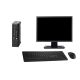 Mini PC HP 800 G1 USDT Ecran 22" G3220 RAM 8Go Disque Dur 500Go Windows 10 Wifi