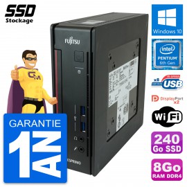 Mini PC Fujitsu Esprimo Q956 Pentium G4400T RAM 8Go SSD 240Go Windows 10 Wifi