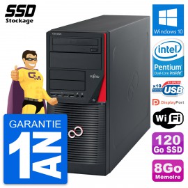 PC Tour Fujitsu Celsius W530 MT Pentium G3220 RAM 8Go SSD 120Go Windows 10 Wifi