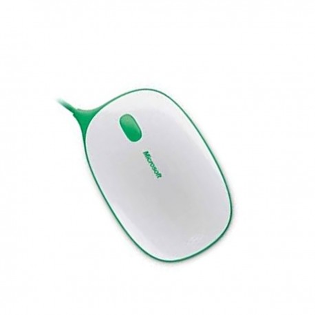 Souris Filaire PC USB Microsoft T2J-00020 1000-DPI Vert Blanc NEUF