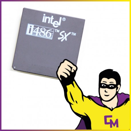 Processeur CPU Intel I486 DX2 A80486DX2-66 66 Mhz CPGA-168