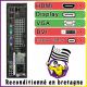 PC Dell Optiplex 790 USFF Ecran 22" Intel I3-2100 RAM 8Go SSD 240Go W10 Wifi