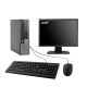 PC Dell Optiplex 990 USFF Ecran 22" Intel I3-2100 RAM 16Go HDD 500Go W10 Wifi