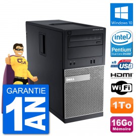 PC Dell 3010 MT G2020 RAM 16Go Disque Dur 1To HDMI Windows 10 Wifi