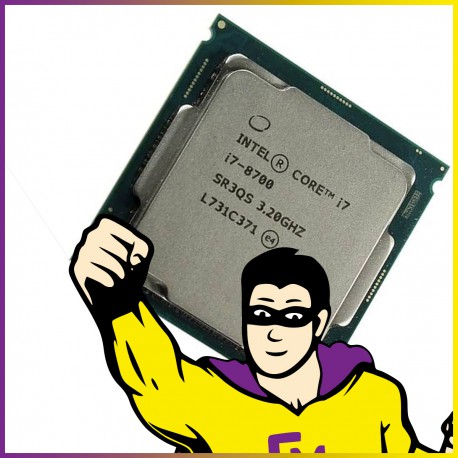 Processeur CPU Intel I5-8500 SR3XE 3.00Ghz FCLGA1151 Hexa-Core