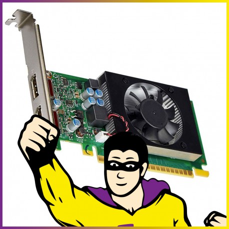 Carte Graphique Lenovo Nvidia GeForce GT730 2Go GDDR3 FRU01AJ853 PCIe 2x DP