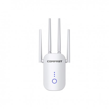 Répéteur Wifi COMFAST CF-WR758AC 1200Mbps 2.4-5Ghz 20m Port RJ45 x1 4 Antennes