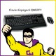 Clavier Souris sans fil Microsoft Wireless Laser 7000 QWERTY Espagnol NEUF