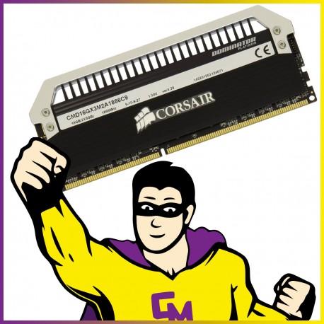 8Go RAM DDR3 Corsair Dominator CMD16GX3M2A1866C9 PC3-14900 1866Mhz DIMM CL9 1.5V