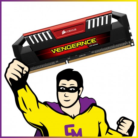 8Go RAM DDR3 Corsair Vengeance CMY16GX3M2A1600C9R PC3-12800 1600Mhz DIMM CL9