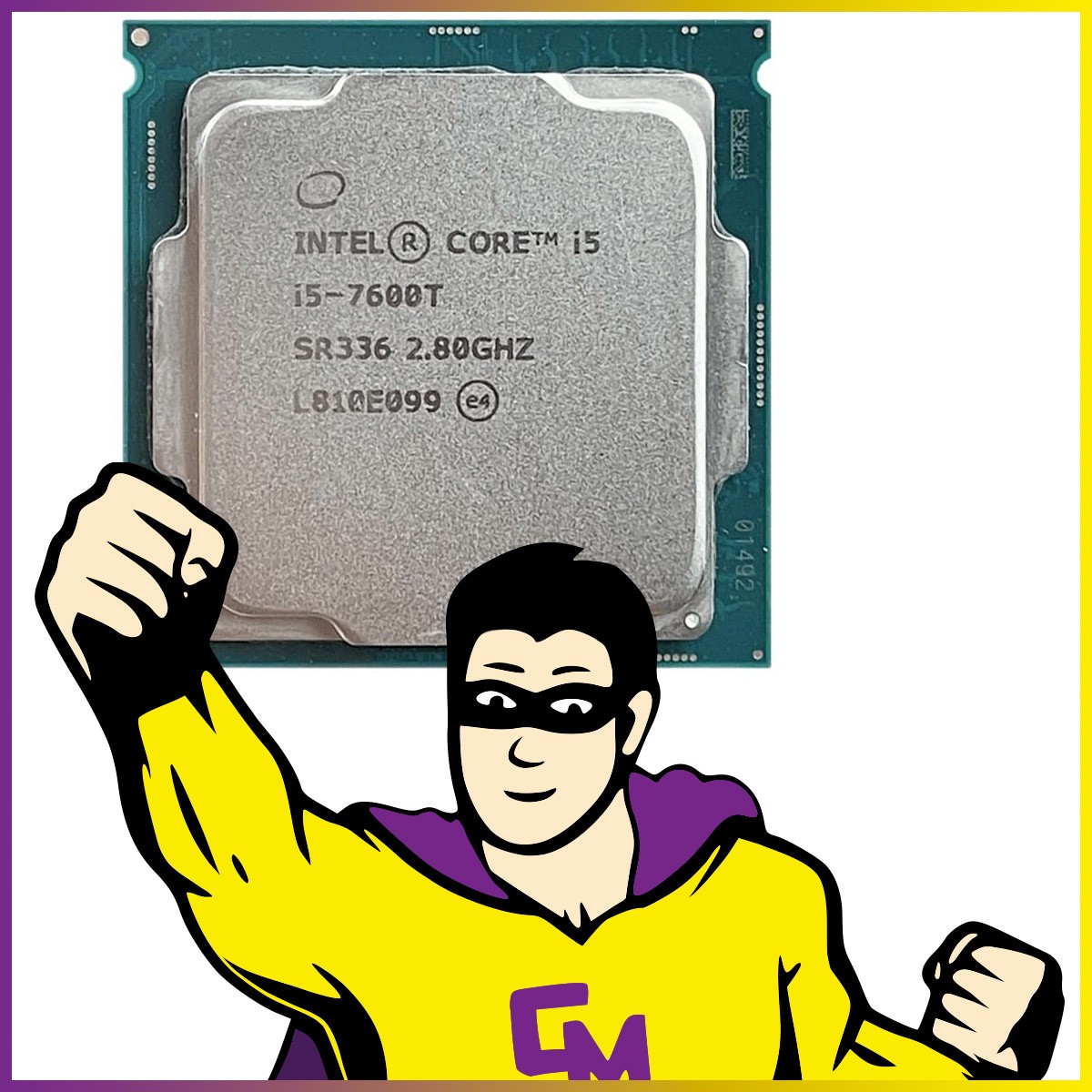 Processeur CPU Intel Core i5 7600T 2.8Ghz 6Mo SR336 FCLGA1151 Quad Core MonsieurCyberMan