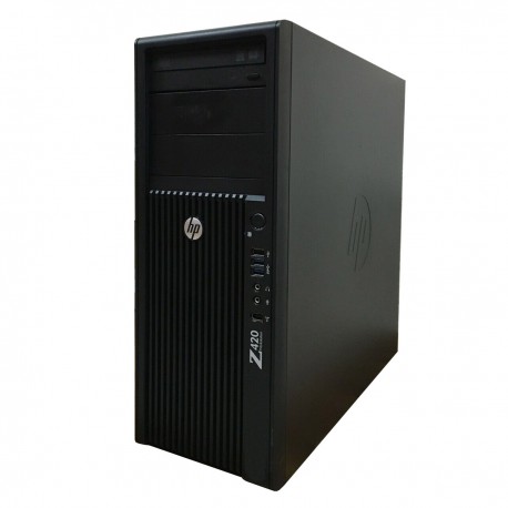 PC Tour HP Z420 Quadro K2000 Xeon E5-1603 RAM 32Go ECC SSD 240Go + HDD 3To W10