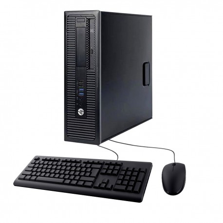 PC HP 800 G1 SFF I5-4570 RAM 16Go SDD 240Go +2To HDD DVD Clavier Souris W10 Wifi