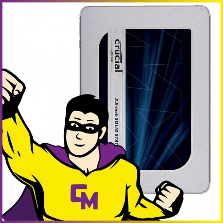 SSD 500Go 2.5" Crucial MX500 CT500MX500SSD1 SATA 6Gbps