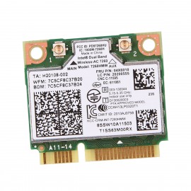Mini Carte Wifi Intel AC 7260 7260HMW H20108-002 P097260HU 04X6010 20200555