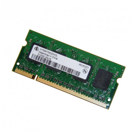 512Mo RAM PC Portable SODIMM INFINEON HYS64T64020HDL-3.7-B DDR2 PC2-4200S 533MHz