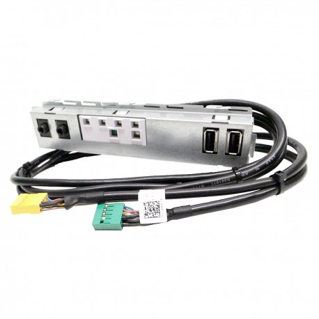 Front Panel I/O Dell 0C8PD6 C8PD6 Optiplex 390 3010 MT 2x USB 2x Audio