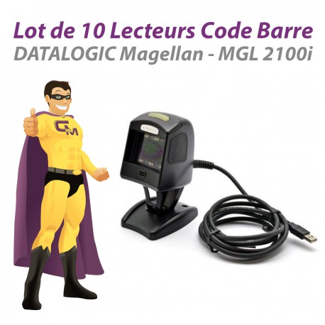 Lot X10 Lecteurs Code Barre Usb Datalogic Magellan Mgl 2100i Mgl 1100i Tpv Monsieurcyberman