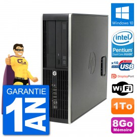 PC HP Compaq Pro 6300 SFF Intel G630 RAM 8Go Disque Dur 1To Windows 10 Wifi