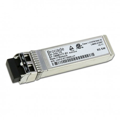 Transceiver Brocade 57-1000117-01 21CFR1040.10 Fibre Optique 8G FC SWL SFP+