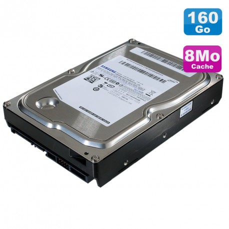 Disque Dur 160Go SATA 3.5" SAMSUNG Spinpoint HD161HJ 7200RPM 8Mo