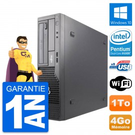 PC Fujitsu Esprimo E500 DT Intel G630 RAM 4Go Disque Dur 1To Windows 10 Wifi