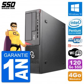 PC Fujitsu Esprimo E720 E85+ DT Intel G3220 RAM 4Go SSD 120Go Windows 10 Wifi