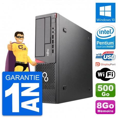 PC Fujitsu Esprimo E720 DT Intel G3220 RAM 8Go Disque Dur 500Go Windows 10 Wifi