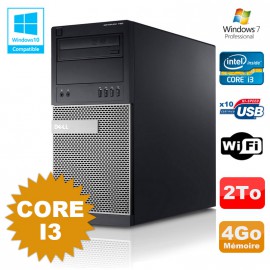 PC Tour Dell Optiplex 790 Intel Core I3 3.1Ghz 4Go 2To DVD WIFI Win 7