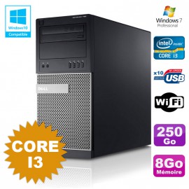 PC Tour Dell Optiplex 790 Intel Core I3 3.1Ghz 8Go 250Go DVD WIFI Win 7