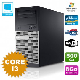 PC Tour Dell Optiplex 790 Intel Core I3 3.1Ghz 8Go 500Go DVD WIFI Win 7