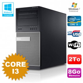 PC Tour Dell Optiplex 790 Intel Core I3 3.1Ghz 8Go 2To DVD WIFI Win 7