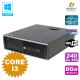 PC HP Compaq 6200 Pro SFF Core i3 3.1GHz 8Go 240Go SSD DVD WIFI W7 Pro